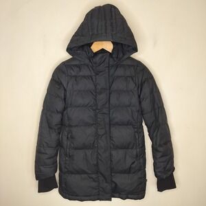 Athleta Girl Snow Day Down Puffer Jacket Hooded Coat